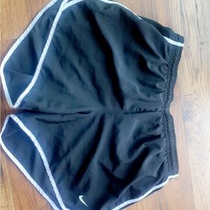 Nike DRI-FIT black and white XL shorts with drawstring